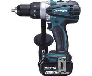 Perceuse visseuse sans fil 18 V 2 batteries 5 Ah 13 mm et un coffret MAK PAC - MAKITA - DDF458RTJ