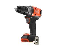 BLACK+DECKER Perceuse-visseuse sans fil et sans balais 18V, couple puissant de 50Nm,mandrin sans clé de 13mm, boîte de vitesse à 2 rapports, lampe de travail LED, sans batterie ni chargeur,BLD682XN-XJ
