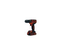 Perceuse-Visseuse sans-fil 18V BLACK+DECKER (Livrée avec 1 batterie 1,5 Ah + chargeur + coffret) - BDCDC18-QW