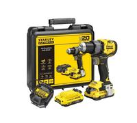 Perceuse visseuse sans fil - 18V - STANLEY FATMAX V20 - SFMCD725D2K-QW - Brushless - 80Nm - 2 batteries 2Ah + chargeur 1,25 A