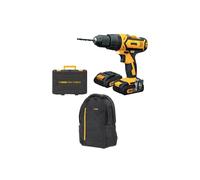 Perceuse visseuse sans fil 18V VITO + 2 Batteries Lithium 2.0 Ah +18 accessoires + Sac à dos + Mallette VITO