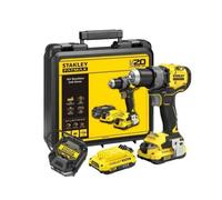 Stanley Perceuse visseuse sans-fil FATMAX SFMCD725D2K-QW 18V Brushless 80Nm 2x2Ah + chargeur 1,25A