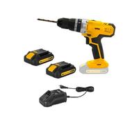 Perceuse Visseuse sans fil 20V VITOPOWER + 2 batteries 2.0 Ah + 1 Chargeur rapid