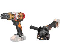 Perceuse-visseuse sans Fil 20V WX100.9, Couple Max de 30Nm, Mandrin ¿10mm, 2 Vitesses Variables, Lumière Led, Légère et Compacte, Sans Batterie ni Chargeur