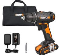Perceuse-visseuse sans Fil 20V WX100.9, Couple Max de 30Nm, Mandrin ¿10mm, 2 Vitesses Variables, Lumière Led, Légère et Compacte, Sans Batterie ni Chargeur