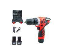 Perceuse-visseuse sans fil à double batterie 12 V avec étui et accessoires