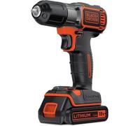 BLACK+DECKER Perceuse-Visseuse - Chargeur 3h, Coffret, 1 batterie
