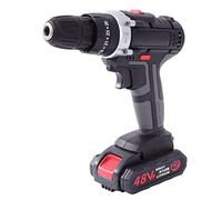 Perceuse-visseuse sans fil avec 2 batteries, couple maximal 25-28 Nm, mini visseuse sans fil avec fonction de perçage à percussion, pour réparation et bricolage