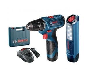 Perceuse-visseuse sans fil BOSCH 2x2,0Ah + GLI 12V-300 06019G8004