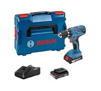 Perceuse visseuse sans fil Bosch GSR 18V-21 + 2 batteries 2Ah + chargeur + coffret L-BOXX - BOSCH - 06019H1008