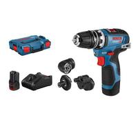 Bosch GSR 12V-35 FC 1750 tr/min Sans clé 590 g Noir, Bleu, Rouge