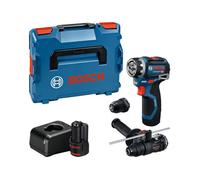 Perceuse-visseuse sans fil BOSCH PROFESSIONAL - Flexiclick GSR 12V-32 FC - 2batteries GBA 2.0 Ah, + chargeur + accessoires + coffre