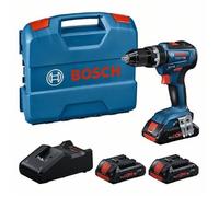 Perceuse-visseuse sans fil - BOSCH PROFESSIONAL - GSB 18V-55 - 18 V - 3 batteries - Brushless