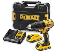 Perceuse-visseuse sans fil - 18 V + 2 batteries 2,0 Ah + 1 chargeur + coffret T-STAK - DEWALT - DCD777D2K-QW