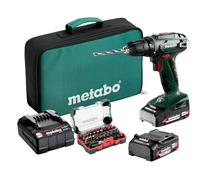 Perceuse-visseuse 18V (2x2Ah) BS 18 Set en malette - METABO 602207930