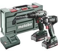 Perceuse-visseuse sans fil hocs sans fil Metabo BS+SSD200LTBL 685193000 18 V 2 Ah Li-Ion + batterie, + chargeur
