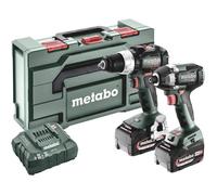 Perceuse-visseuse sans fil, Clé à chocs sans fil Metabo BSLBL+SSD200LTBL 685196000 18 V 5.2 Ah Li-Ion + batterie, + chargeur