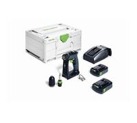 Perceuse-visseuse sans fil CXS 18-Basic - 2 batteries 18 V 3.0 AH, Chargeur, Systainer - FESTOOL - 576883