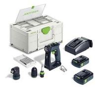 Perceuse-visseuse sans fil CXS 18 C 3,0-Set - FESTOOL - avec 2 batterie 18V 3.0AH - Systainer - 576884 G