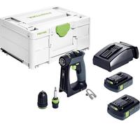 Perceuse-visseuse sans fil CXS 18 C 3,0-Plus - FESTOOL - 2 batteries 18V 3.0AH - Chargeur - Systainer - 576883