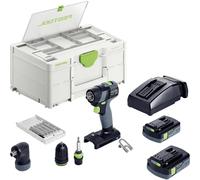 Perceuse-visseuse sans fil Festool TXS 18 C 3,0-Set 576896 18 V 3.00 Ah +