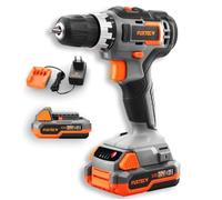 Perceuse visseuse sans fil - FUXTEC FX-E1BS20 - 20V 21000 frappes/min - Set avec 2 batteries 2Ah et chargeur 1A