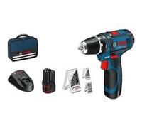 Perceuse Visseuse sans fil GSR 12V-15 BOSCH + 2 batteries 2 Ah + chargeur + 39 accessoires + sacoche - 0615990GB0 G