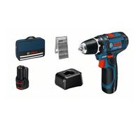 Perceuse sans fil Bosch Professional 060186810H 12 V 2.0 Ah Li-Ion + 2 batteries