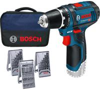 Perceuse-visseuse sans fil GSR 12V-15 Solo Bosch avec accessoires dans un sac souple