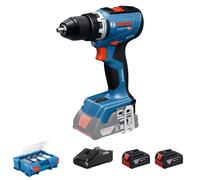 Perceuse-visseuse sans fil GSR 18V-65 - BOSCH - avec 2 batteries 4,0Ah - chargeur - L-BOXX - 06019N3207