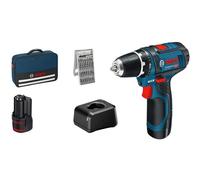 Perceuse visseuse sans fil GSR12V-15 2x2Ah + 25 accessoires - 060186810H BOSCH