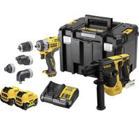 Perceuse-visseuse sans fil, Marteau perforateur sans fil DEWALT DCK2101P2T-QW 12 V 5 Ah Li-Ion + batterie, + 2 batteries