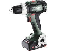 Perceuse-visseuse sans fil Metabo BS 18 L 614051500 18 V 2 Ah Li-Ion brushless, + 2 batteries, + mallette, + chargeur