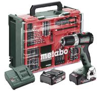 Perceuse-visseuse sans fil Metabo BS 18 L BL Set 613155710 18 V 2 Ah Li-Ion + 2