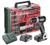 Perceuse-visseuse sans fil Metabo BS 18 L BL Set 613155710 18 V 2 Ah Li-Ion + 2 batteries, brushless, + mallette, + cha
