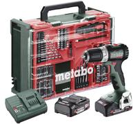 Perceuse-visseuse sans fil Metabo BS 18 L BL Set 613155710 18 V 2 Ah Li-Ion + 2 batteries, brushless, + mallette, + chargeur, + accessoires