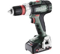 Perceuse-visseuse sans fil Metabo BS 18 L Quick 614052500 18 V 2 Ah Li-Ion brushless, + 2 batteries, + mallette, + chargeur