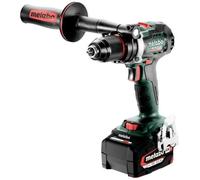 Perceuse visseuse 18 V BS 18 LTX BL I - 2 x 5,2 Ah Li-Power, ASC 55, coffret Metabox