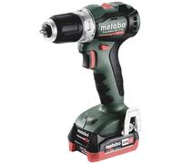 Perceuse-visseuse sans fil Metabo PowerMaxx BS 12 BL 601044800 12 V 4 Ah Li-Ion + 2 batteries, + chargeur, brushless