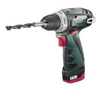 Perceuse-visseuse sans fil Metabo PowerMaxx BS + 2 batteries, + mallette G