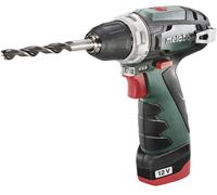 Perceuse-visseuse sans fil Metabo PowerMaxx BS Basic 600984000 12 V 2.0 Ah Li-Ion + 2 batteries, + chargeur