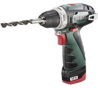 Perceuse-visseuse sans fil Metabo PowerMaxx BS Basic 600984000 12 V 2.0 Ah Li-Ion + 2 batteries, + c