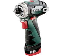 Metabo Perceuse-visseuse sans fil PowerMaxx BS Basic, 12V/2x2,0Ah - 600984500
