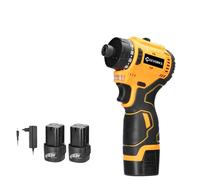 Perceuse-visseuse sans fil, moteur sans balais, fonctionnalité 2 en 1, jaune, EU