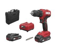 Perceuse visseuse sans fil - SKIL - 20 V (18 V) - 2x 2,0 Ah - Moteur sans charbon - 3011 HA