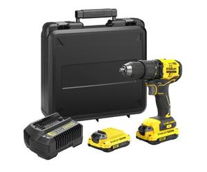 Perceuse-visseuse sans fil Stanley FatMax V20 à deux vitesses, 18 V/2 x 2,0 Ah, SFMCD710D2K