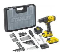Perceuse Visseuse - STANLEY FATMAX - SFMCW223B-XJ - 18V - 2 Batteries 2Ah - 100 Accessoires