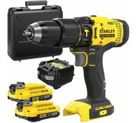 Stanley Perceuse-visseuse à percussion sans fil FATMAX V20 SFMCD711D2K 2x2Ah, chargeur et étui