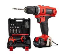 Perceuse-visseuse sans fil TEENO 21 V - 2 vitesses, 18 + 1 niveaux de réglage (1 batterie)