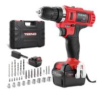 Perceuse-visseuse sans fil TEENO 21 V - 2 vitesses, 18 + 1 niveaux de réglage (1 batterie)